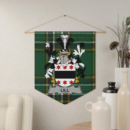 Lill Family Crest Tartan Wall Hanging Decor product