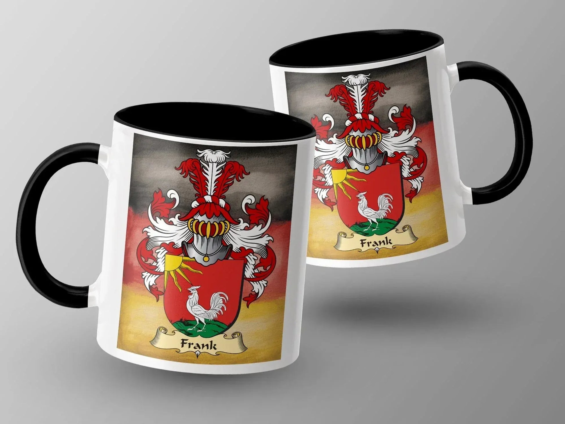 Customized Family Crest Mug with Name Frank product