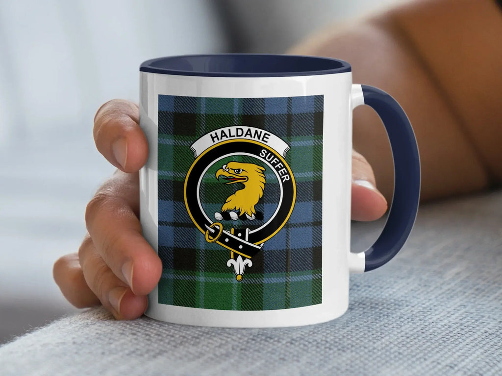 Haldane Suffer Tartan Plaid Ceramic Mug for Coffee or Tea