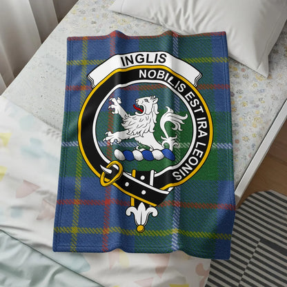 Inglis Nobilis Est Ira Leonis Design Throw Blanket product