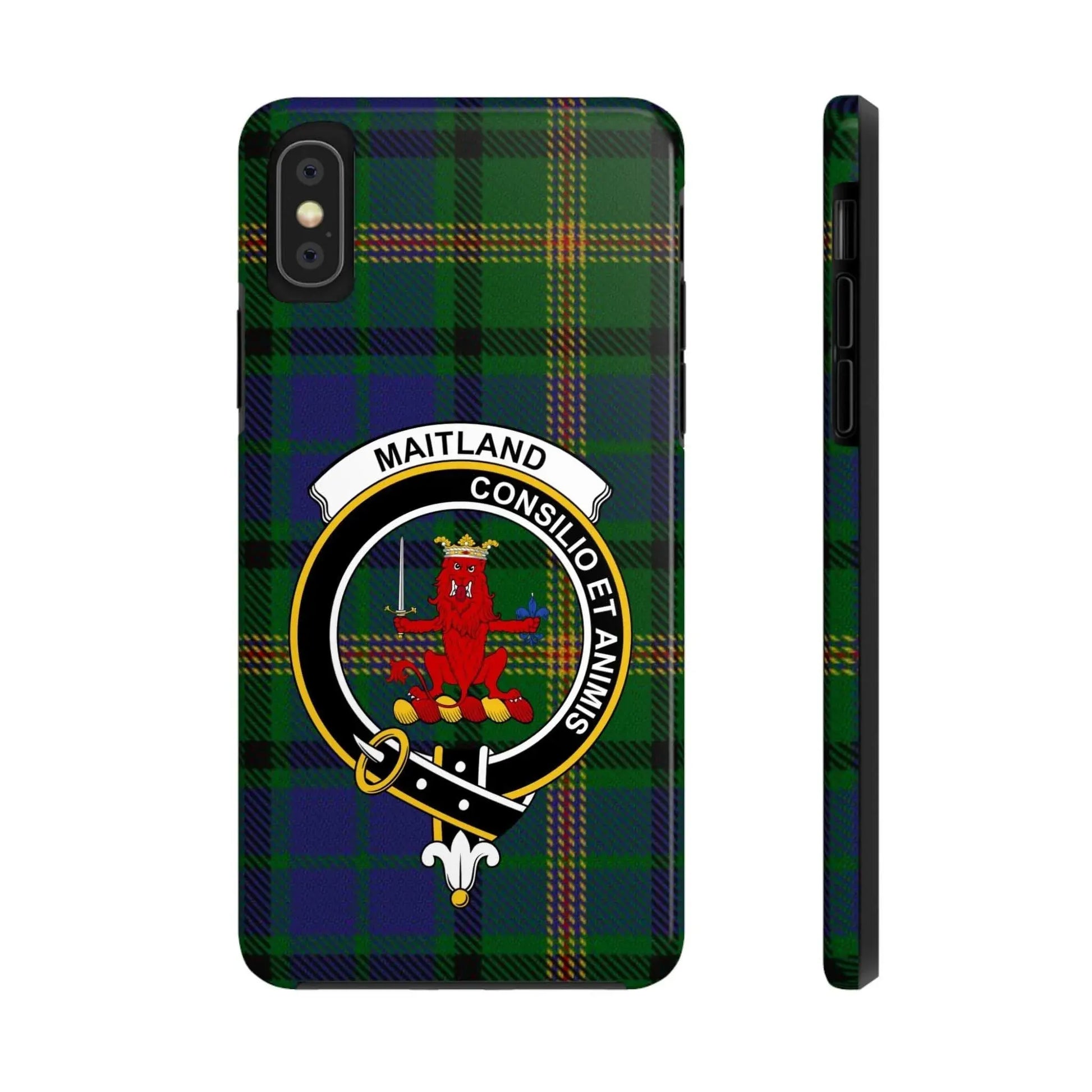 Maitland Clan Scottish Tartan Cell Phone Case - Celtic Ancestry Gifts