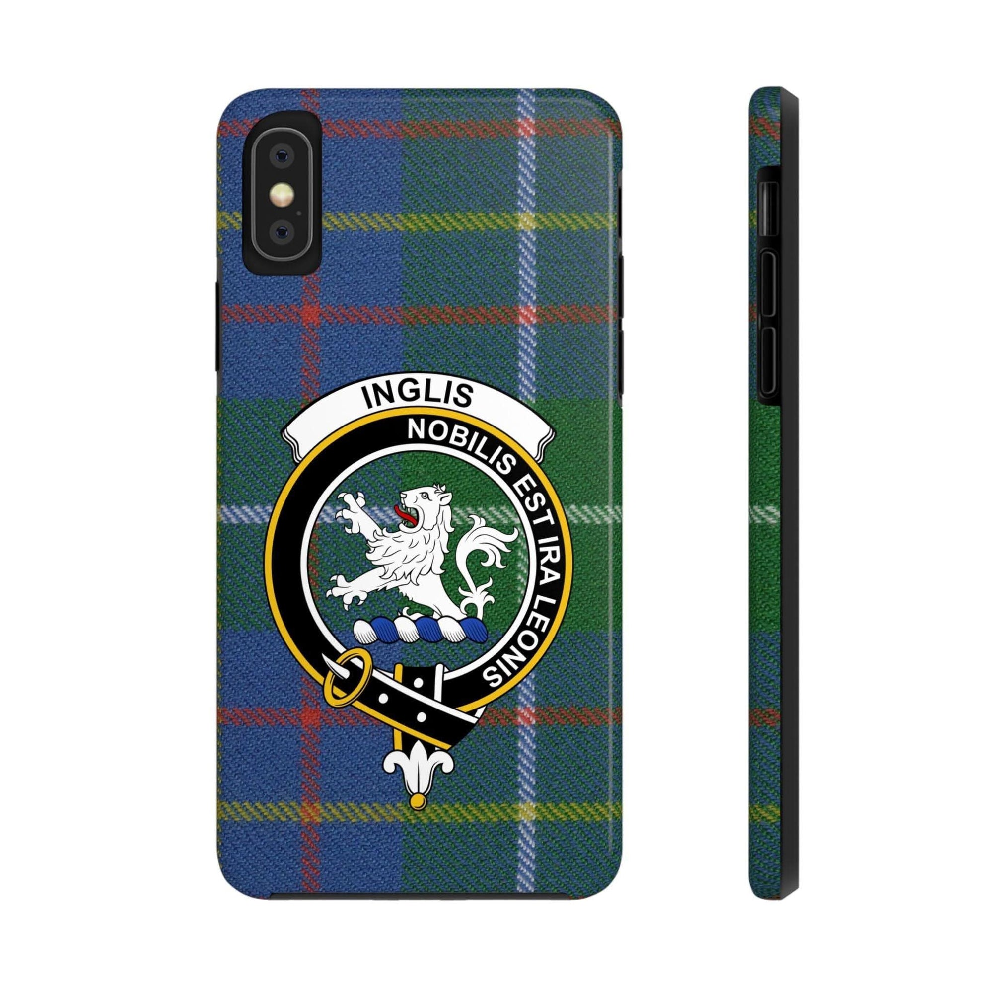 Inglis Clan Scottish Tartan Cell Phone Case - Celtic Ancestry Gifts