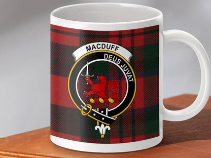 Macduff Family Tartan Clan Crest Design Mug product type