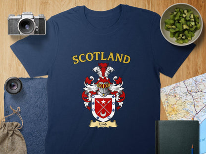 Scotland Crest Family Heritage Graphic Tee Shirt product type