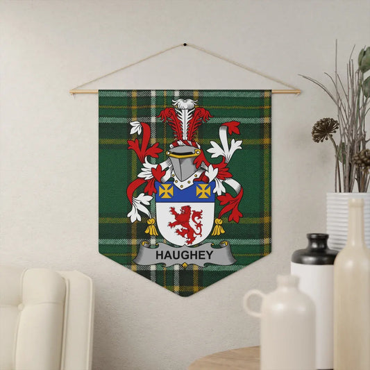 Personalized Haughey Family Crest Wall Hanging product