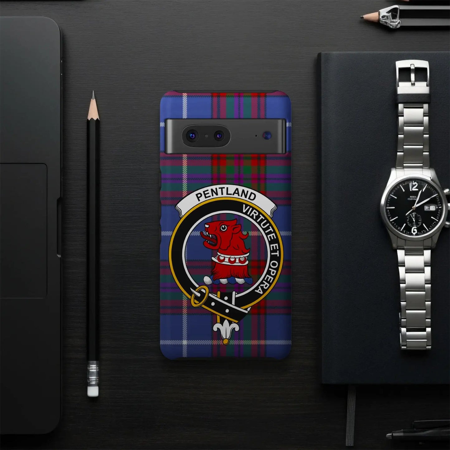 Pentland Virtute Et Opera Shield Phone Case