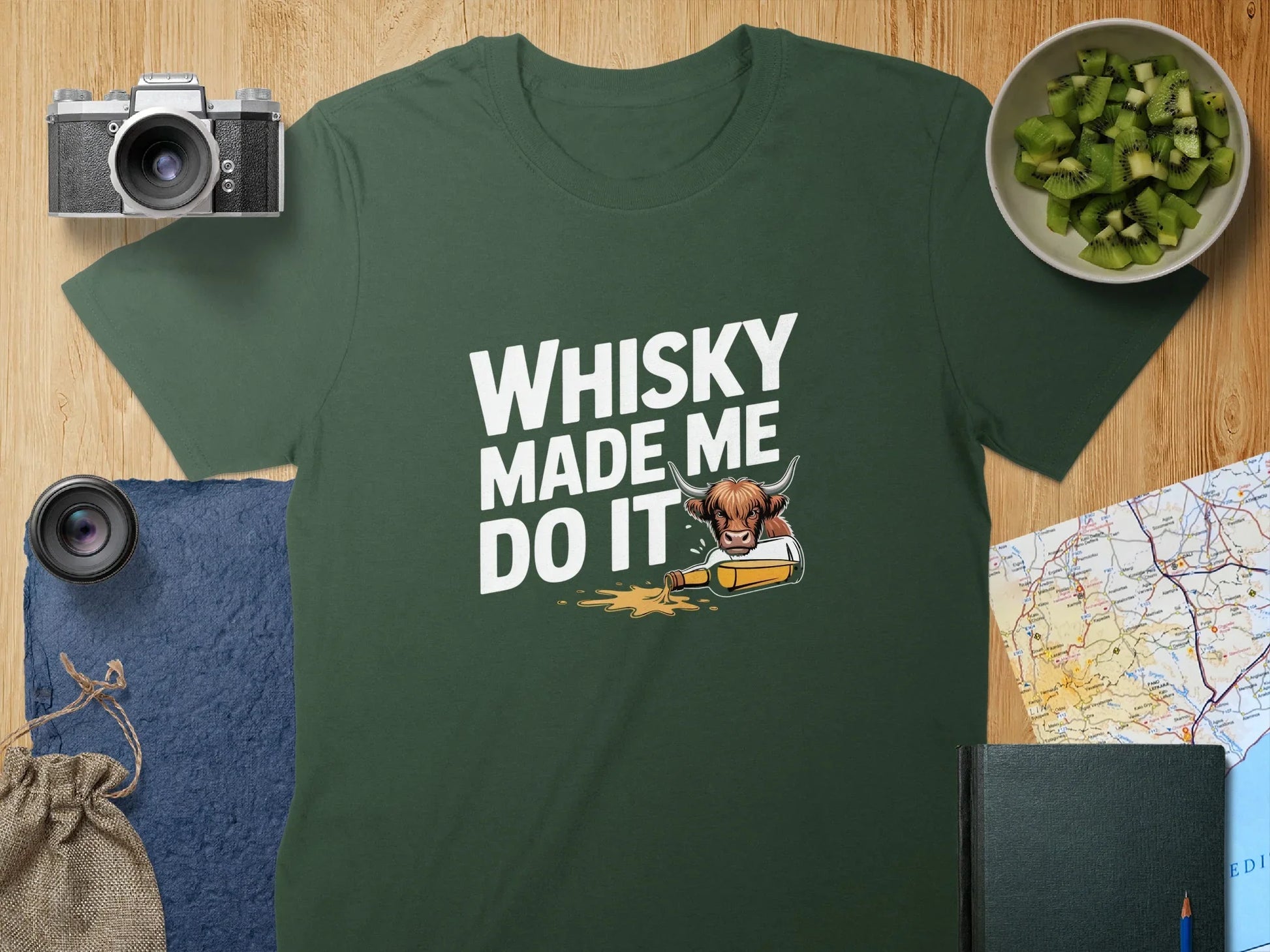 Whisky Made Me Do It Graphic T-Shirt product type