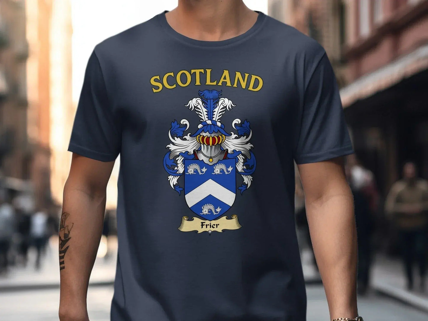 Scotland Frier Family Coat of Arms T-shirt product type
