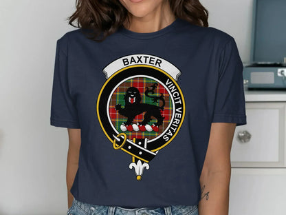 Baxter Vincit Veritas Family Crest T-Shirt product type