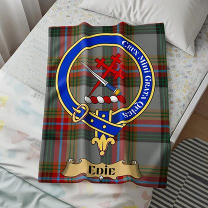 Clan Crest Motto Tartan Plaid Blanket Product