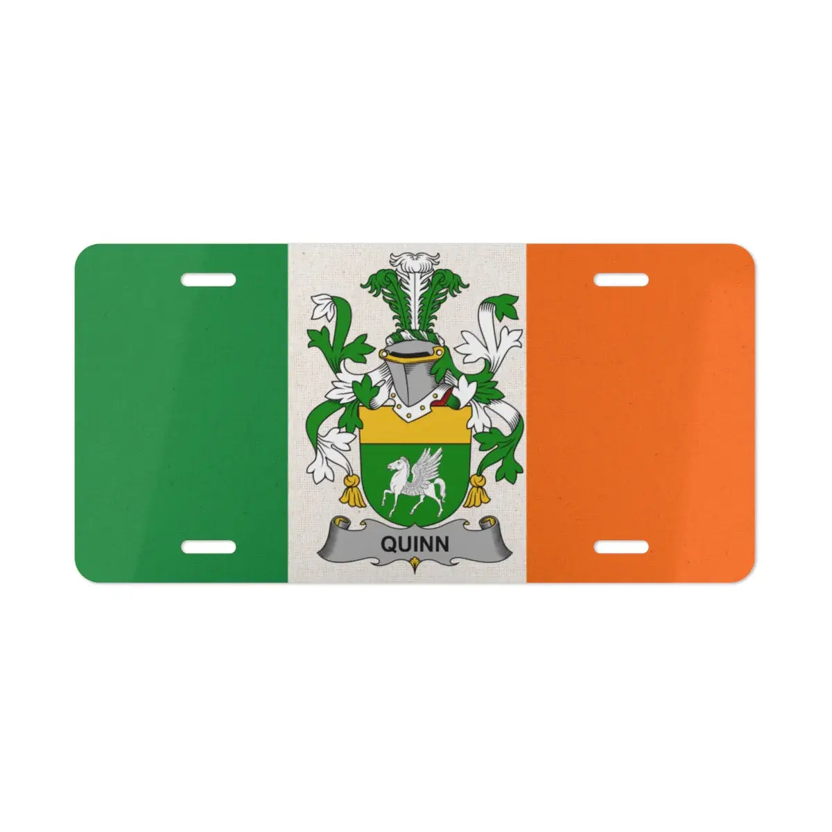 Irish Flag Coat of Arms Design License Plate product