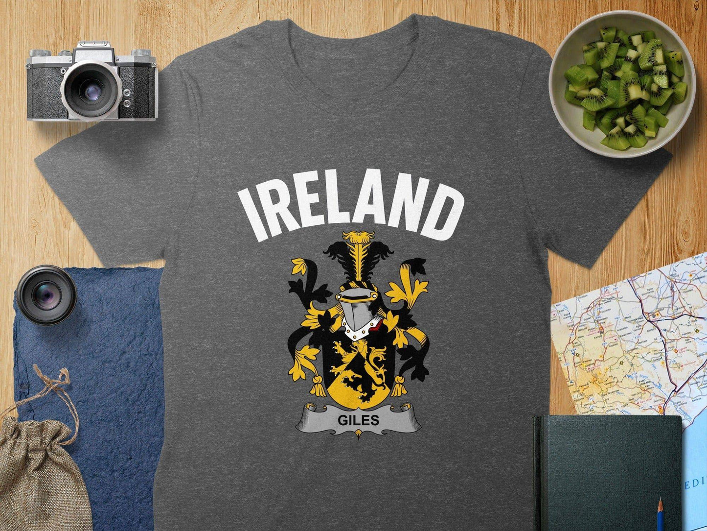 Ireland Giles Crest Graphic Design T-Shirt product type