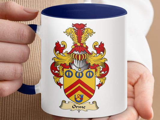 Orme Scottish Clan Surname Coat of Arms Mug - Living Stone Gifts