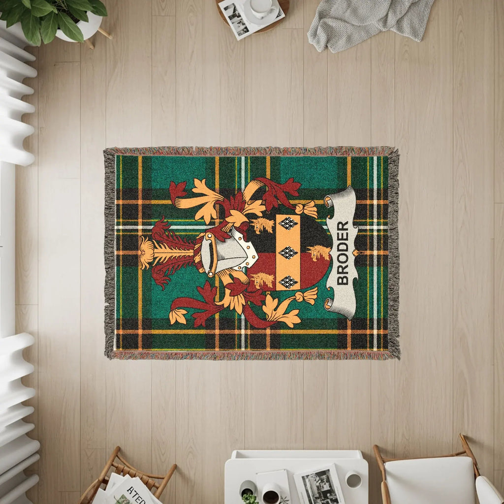 BRODER Family Crest Green Plaid Heritage Home Decor product type