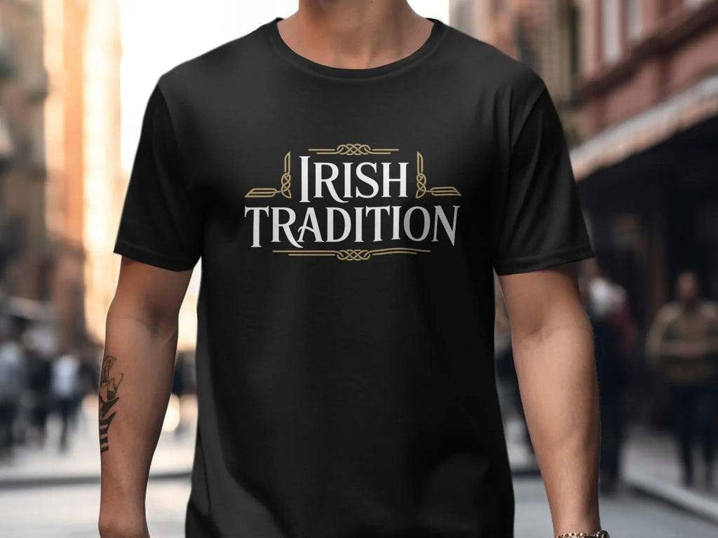 Irish Tradition Text Design Graphic T-Shirt