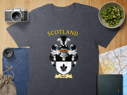 Gair Clan Family Coat Of Arms Heraldic T-Shirt - Celtic Ancestry Gifts