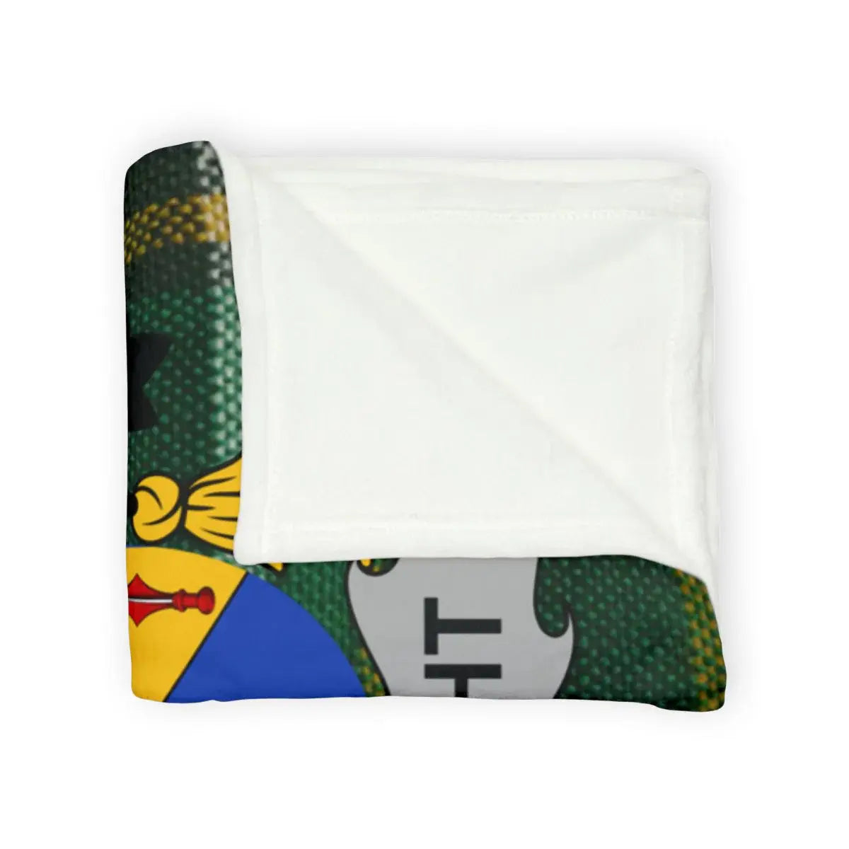 Colorful Family Crest Design Throw Blanket product type