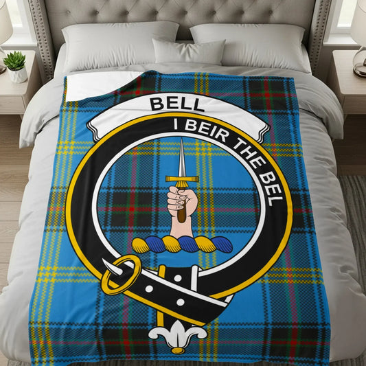 Bell I Beir The Bel Tartan Throw Blanket product type