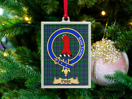 Personalized Family Crest Christmas Tree Ornament product