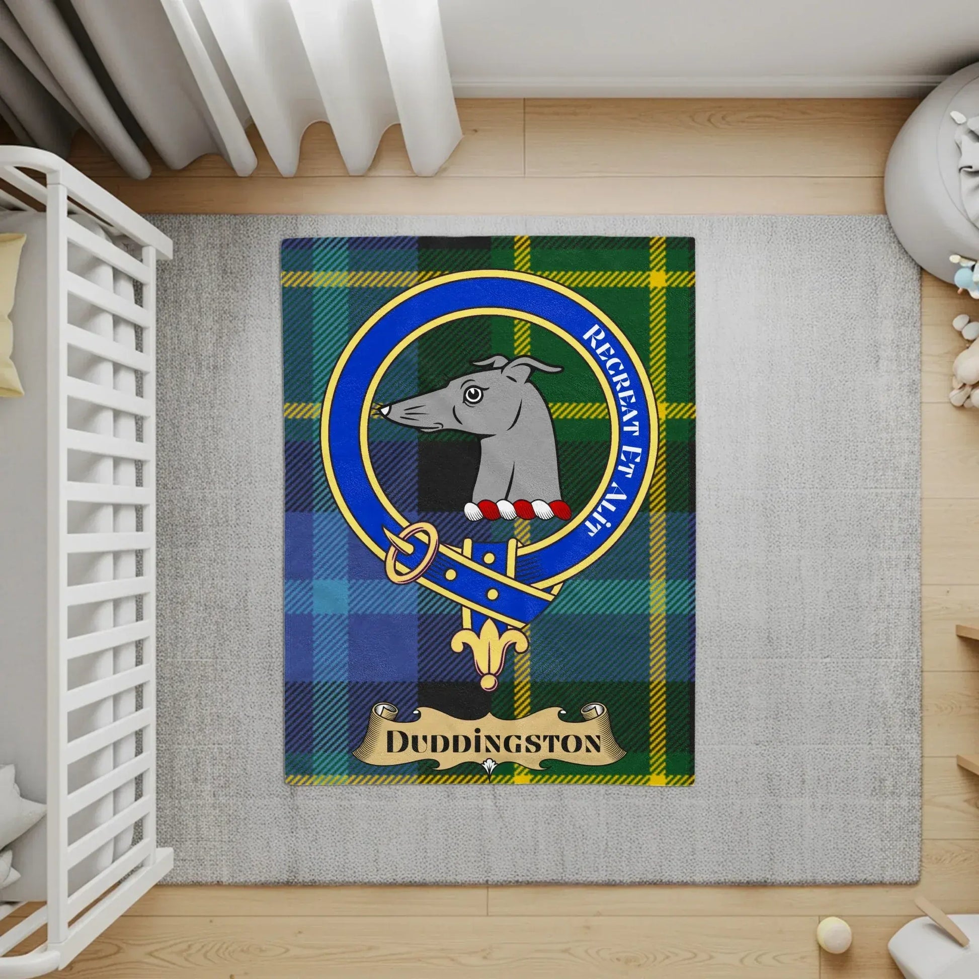 Duddingston Family Tartan Plaid Accent Rug product type