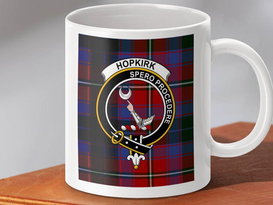 Clan Hopkirk Spero Procedere Tartain Mug product