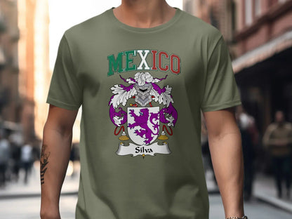 Mexico Family Crest Heraldic Design T-shirt product type