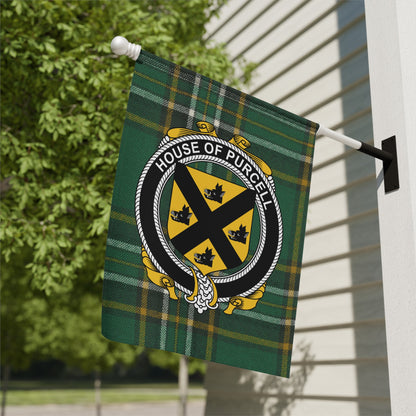 Personalized House of Purcell Flag Family Crest Design
