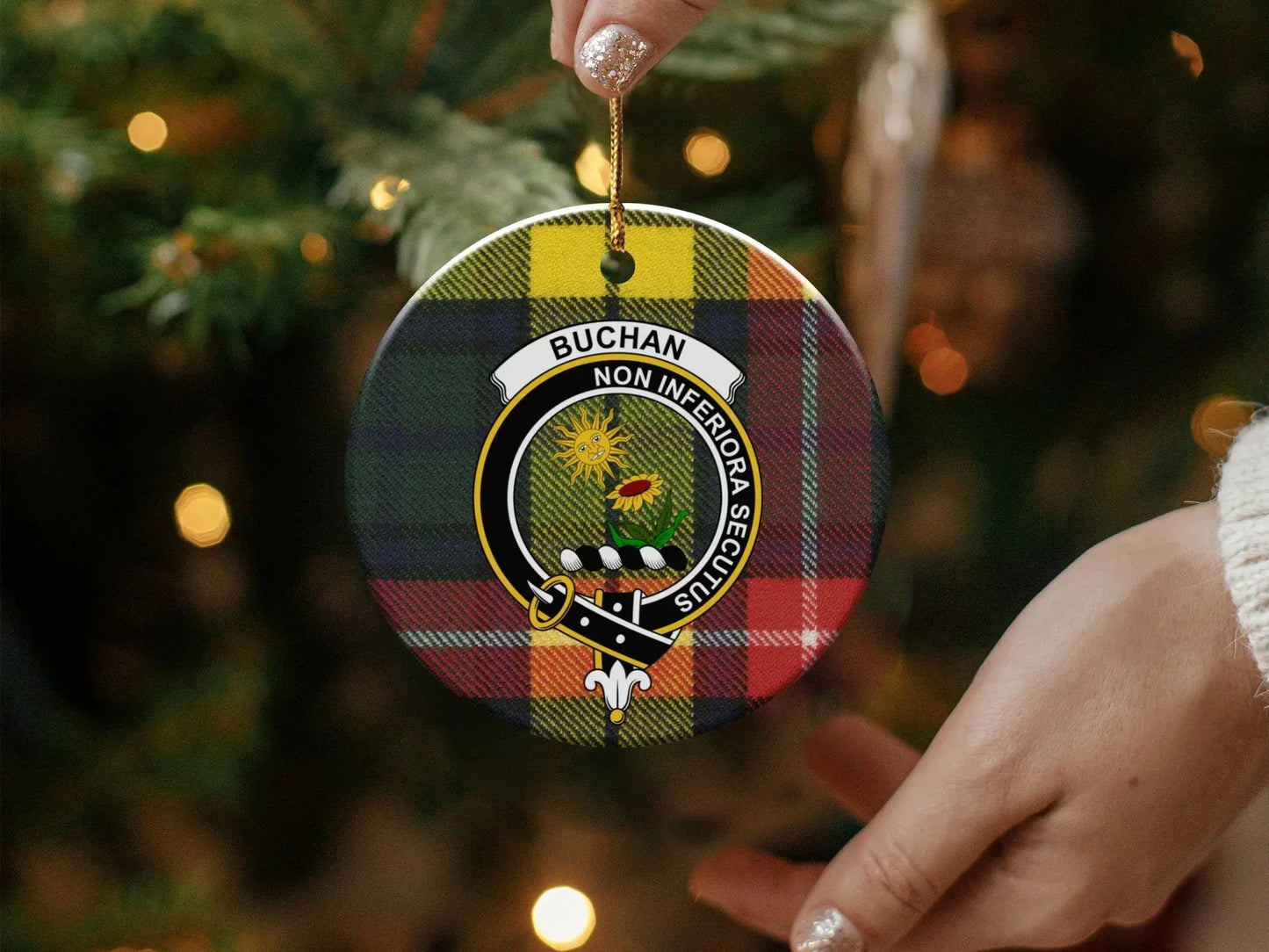 Scottish Clan Crest Christmas Ornament product