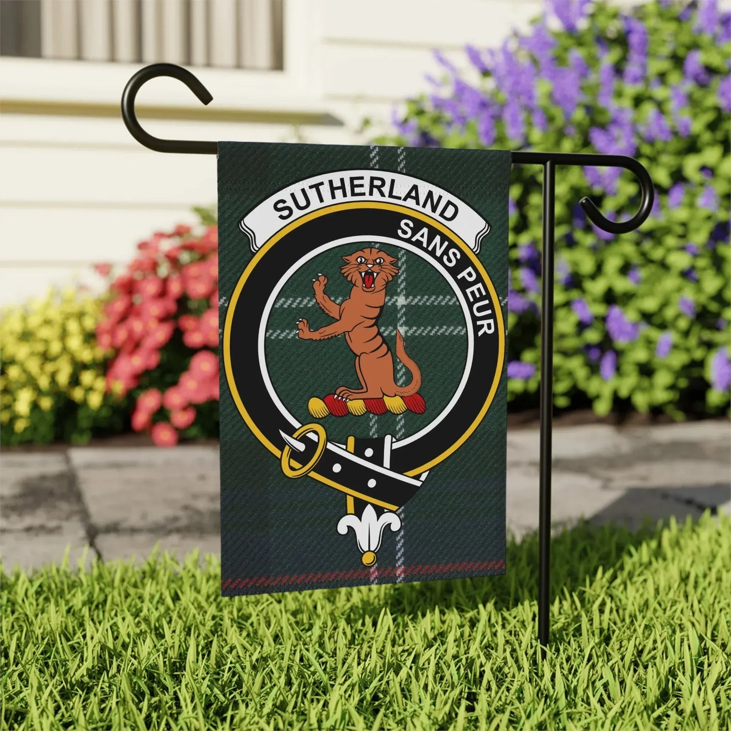 Sutherland Sans Peur Decorative Garden Flag product