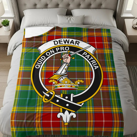Quid On Pro Patria Print Tartan Dewar Blanket product