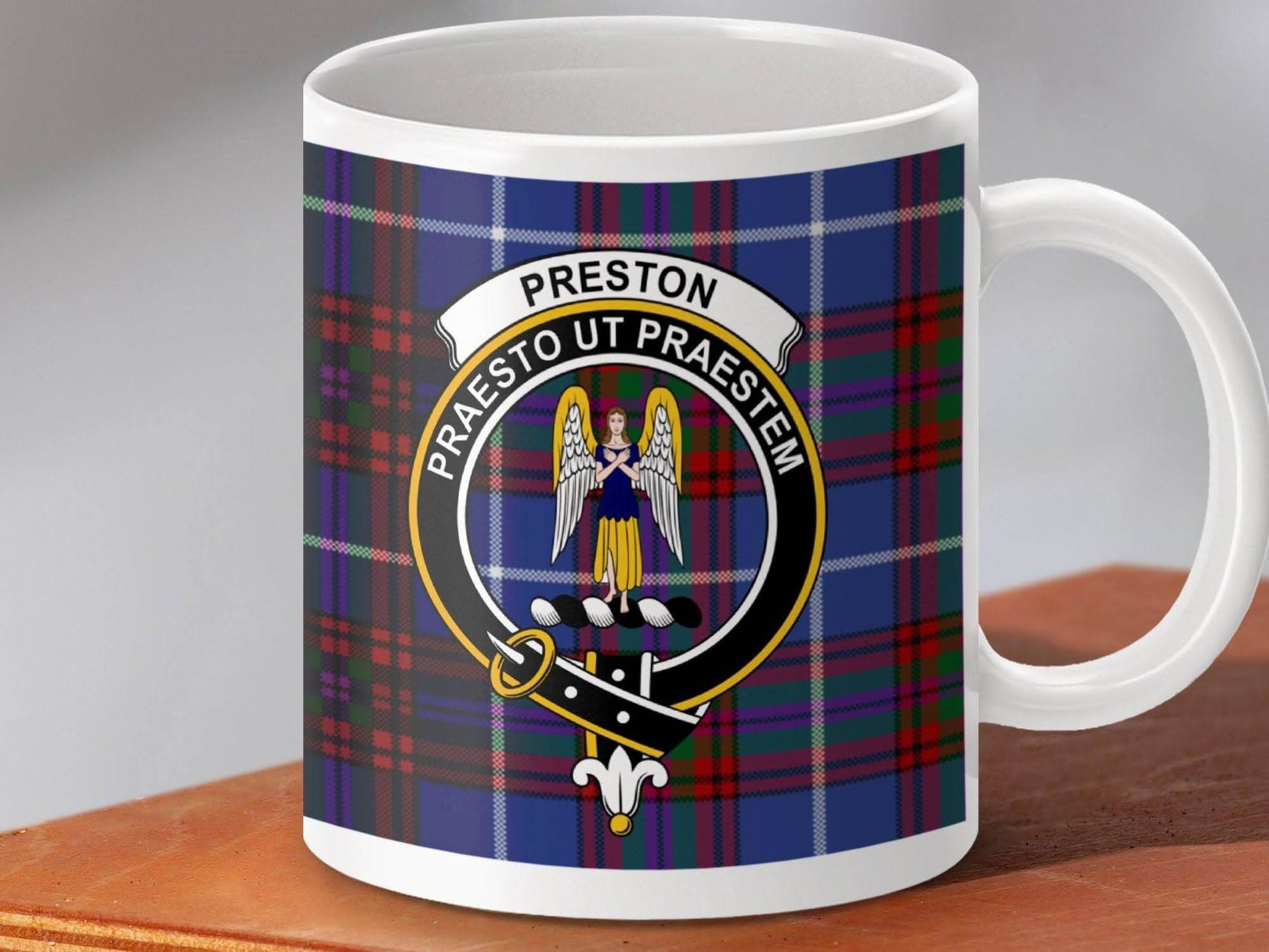 Preston Praesto Ut Praestem Plaid Mug product