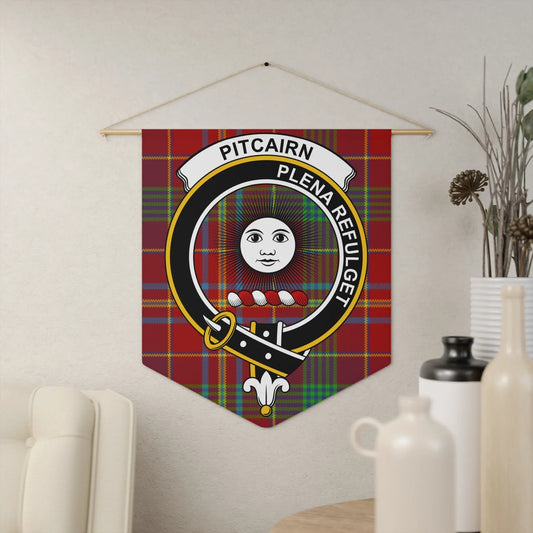 Wall Banner with Pitcairn Plena Refulget Emblem product type
