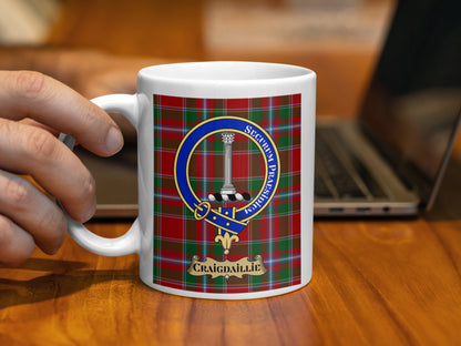 Craigdaillie Scottish Plaid Design Mug - Living Stone Gifts