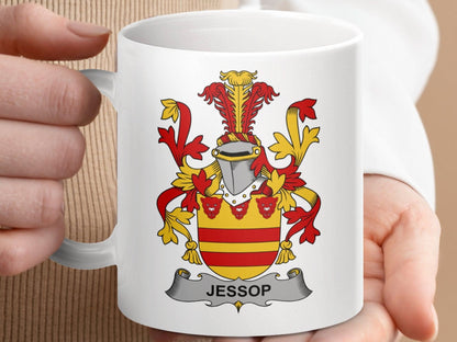 Jessop Family Irish Coat Arms Design Unique Gift mug - Celtic Ancestry Gifts