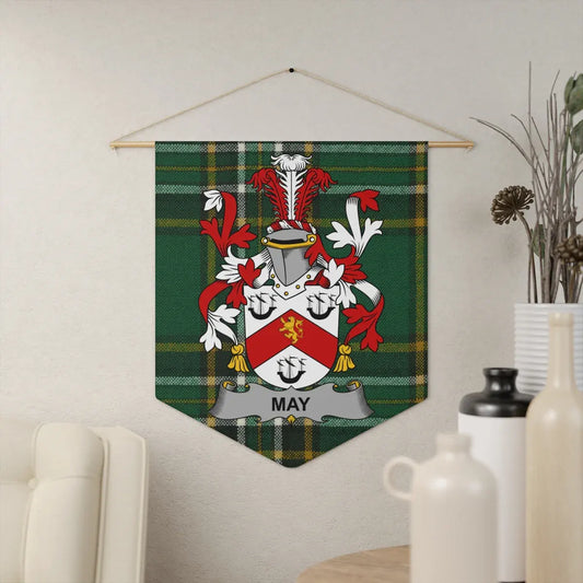 Custom Family Crest Tartan Wall Hanging product