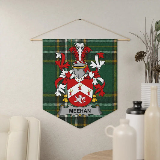 Meehan Family Crest Wall Hanging Tapestry Decor product