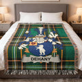 Dehany Crest Tartan Throw Blanket product type