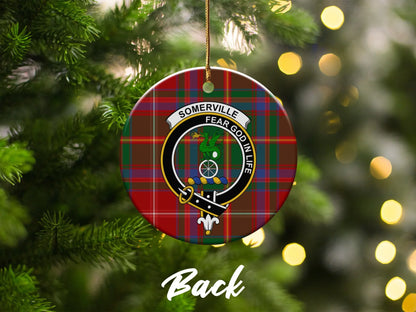 Somerville Fear God In Life Back Holiday Ornament product