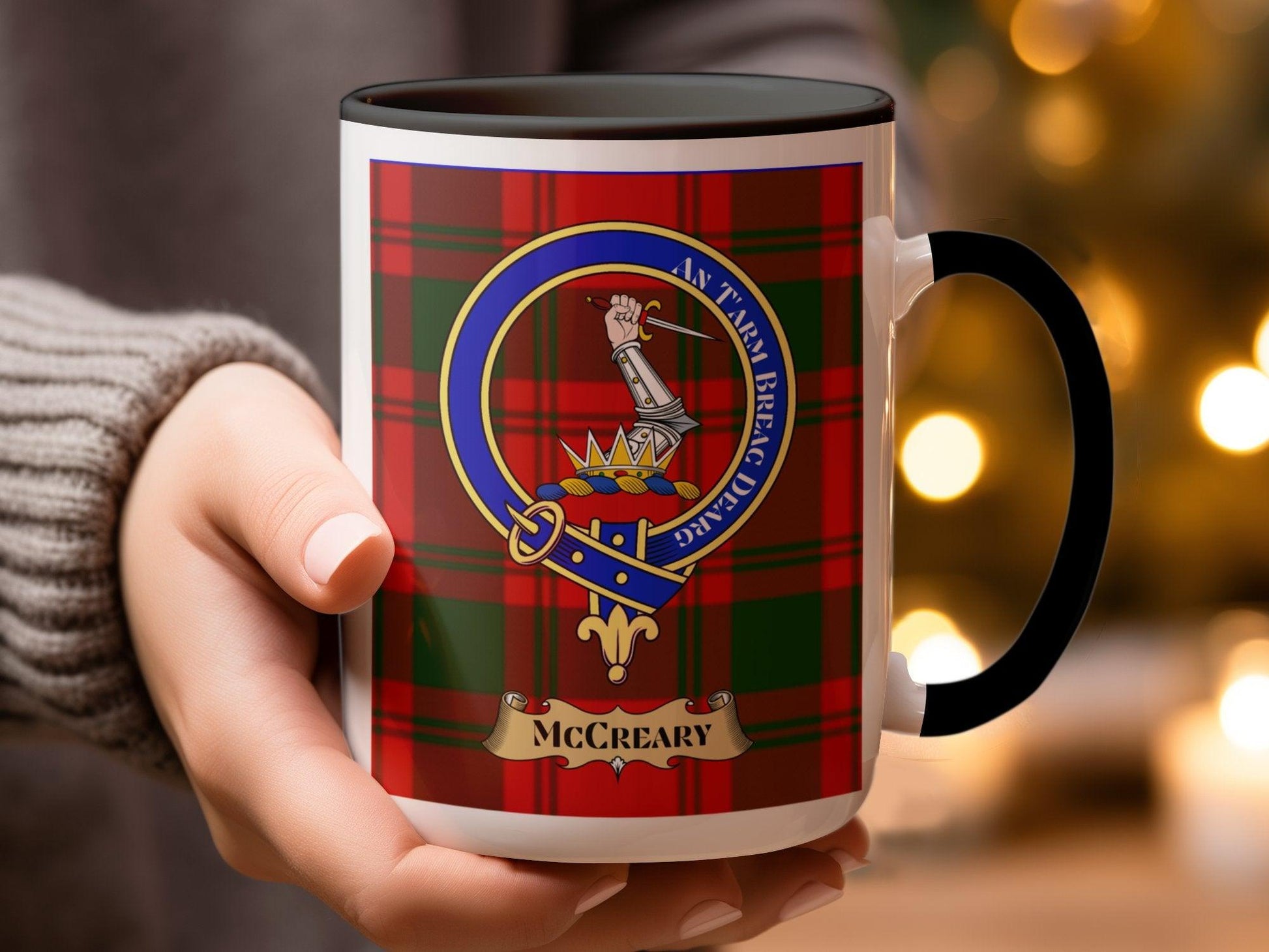 McCreary Clan Crest Tartan Mug - Living Stone Gifts