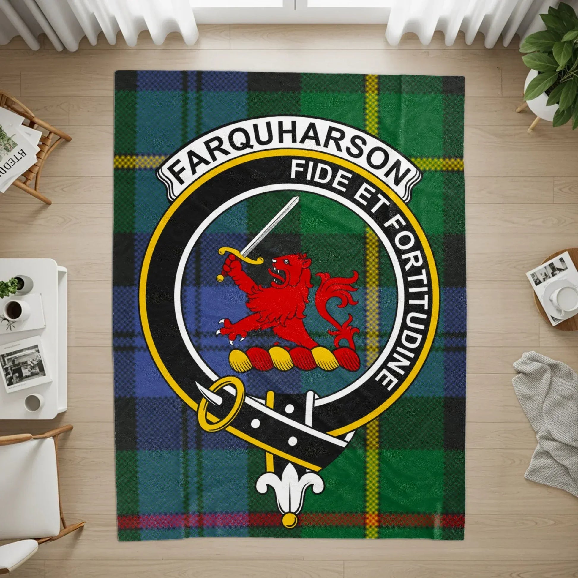 Farquharson Clan Tartan Carpet Classic Home Decor product