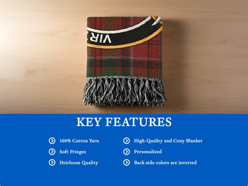 Personalized High-Quality Cozy Heirloom Blanket