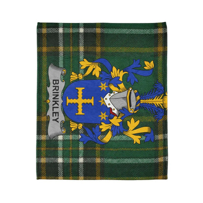 Brinkley Family Crest Plaid Blanket product type