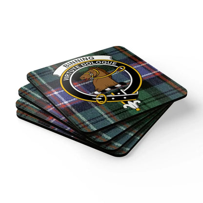 Binning Virtue Doloque Plaid Coasters product type