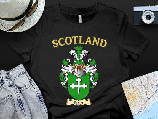 Scotland Family Crest Berrys Heritage Graphic T-Shirt product
