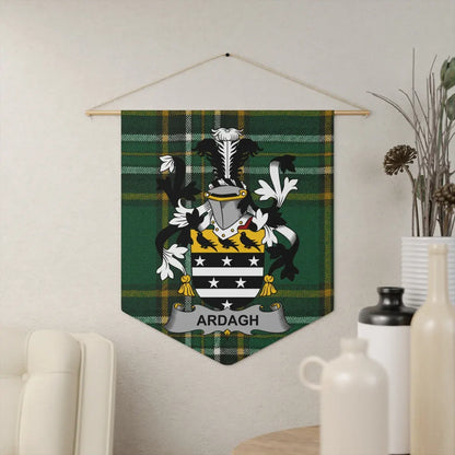 Ardagh Tartan Wall Hanging with Family Crest product