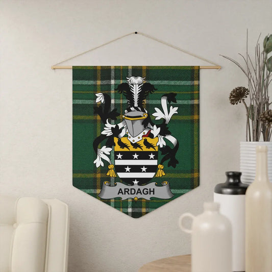 Ardagh Tartan Wall Hanging with Family Crest product