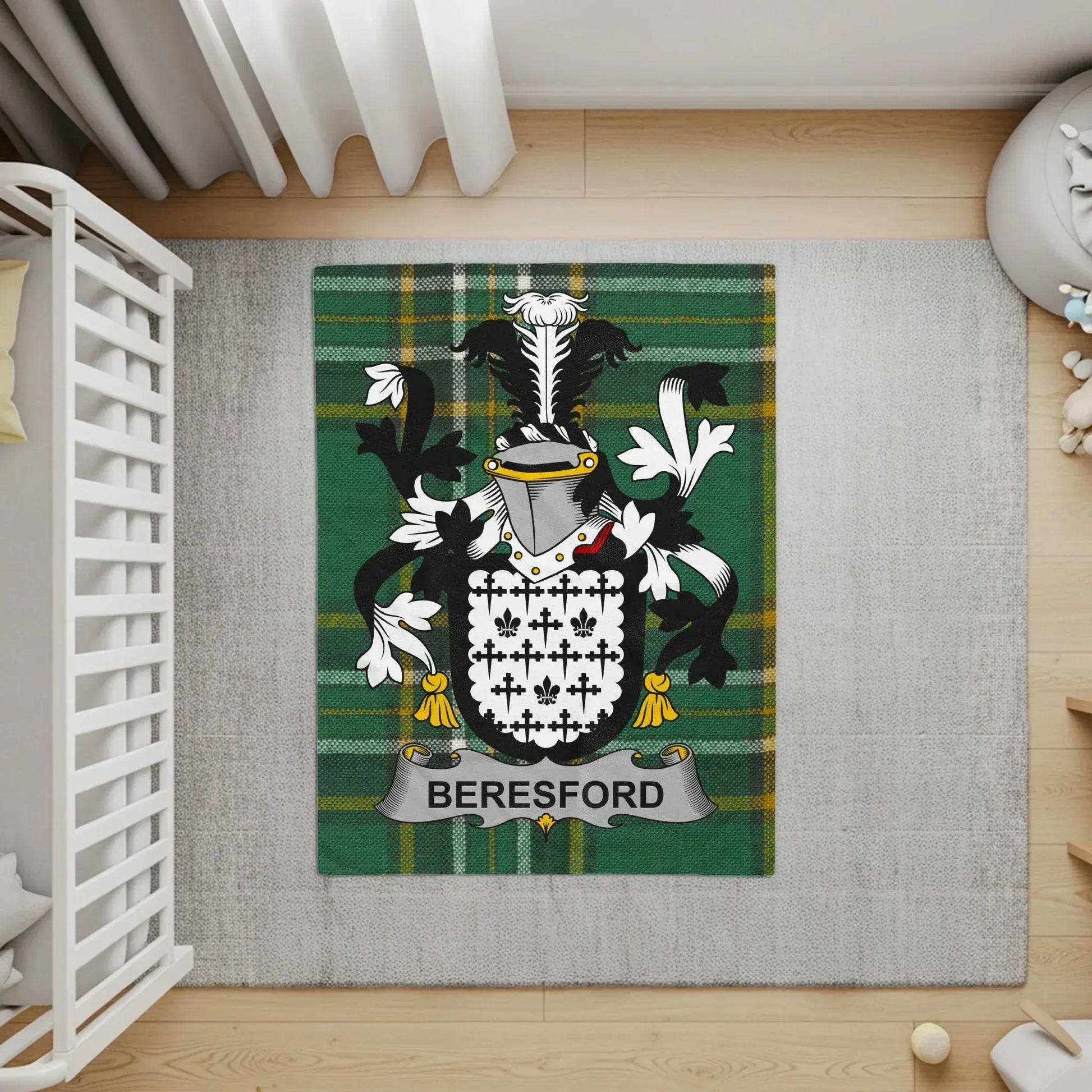 Family Crest Graphic Beresford Theme Rug product type