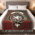 Heron Ad Ardua Tendit Plaid Blanket with Lion Crest