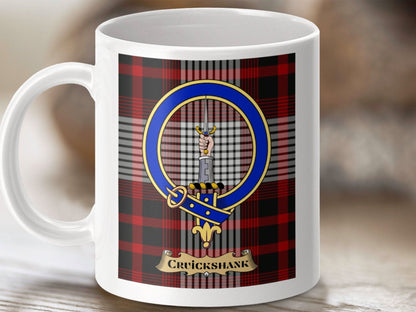 Clan Cruickshank Badge Tartan Pattern Mug product