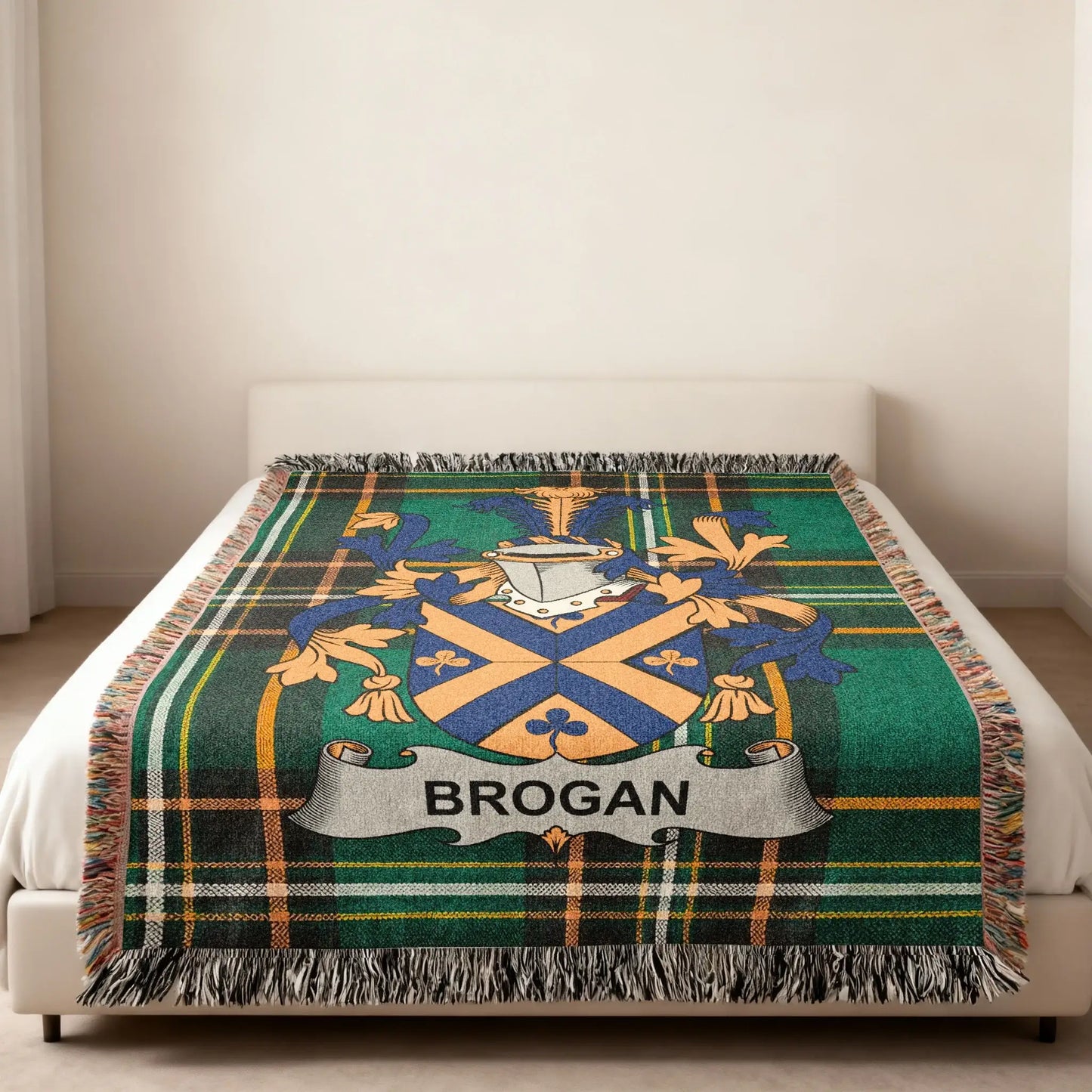 Brogan Family Crest Tartan Plaid Heritage product type